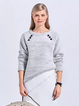 Выкройка: Пуловер с руквами реглан