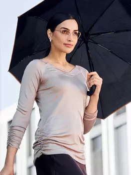 Выкройка: Пуловер с широкой планкой