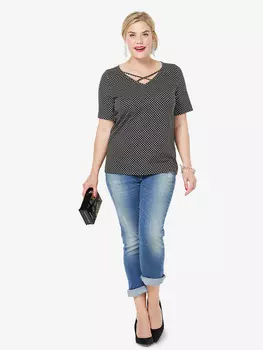 Выкройка: Пуловер с V-вырезом