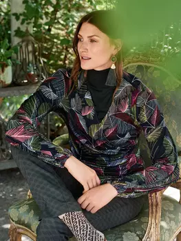 Выкройка: Пуловер с V-вырезом