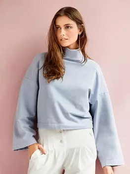 Выкройка: Пуловер с воротником