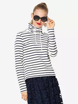 Выкройка: Пуловер с воротником-гольф