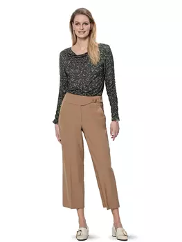 Выкройка: Пуловер с вырезом-качели