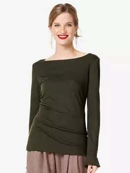 Выкройка: Пуловер с вырезом-лодочкой