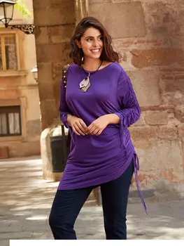 Выкройка: Пуловер с вырезом-лодочкой