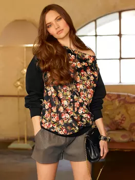 Выкройка: Пуловер с вырезом лодочкой