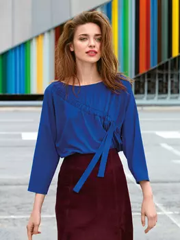 Выкройка: Пуловер широкого кроя