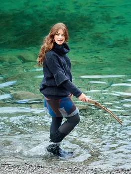 Выкройка: Пуловер со съёмным воротником