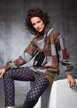 Выкройка: Пуловер свободного кроя