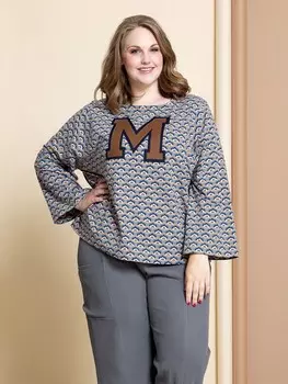 Выкройка: Пуловер свободного кроя