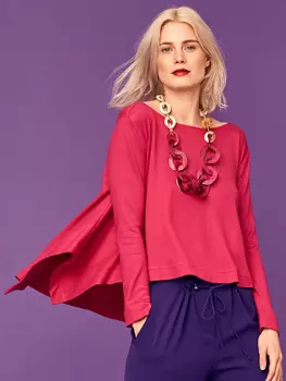 Выкройка: Пуловер свободного кроя