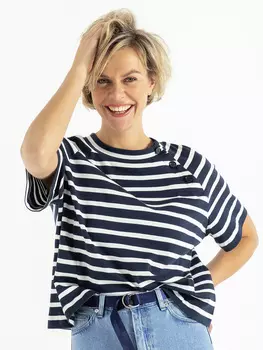 Выкройка: Пуловер-тельняшка