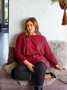 Выкройка: Пуловер-тельняшка