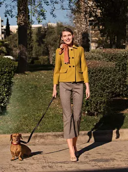 Выкройка: Расклешенные брюки длиной 7/8