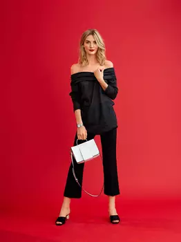 Выкройка: Расклешенные брюки со складками-стрелками