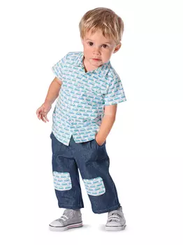 Выкройка: Рубашка и брючки