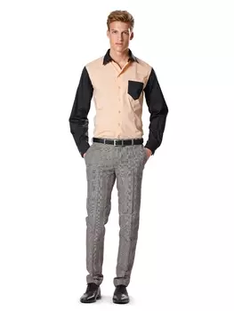 Выкройка: Рубашка приталенного силуэта