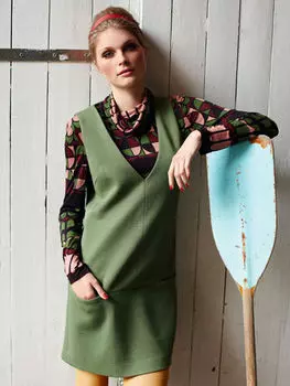 Выкройка: Сарафан А-силуэта