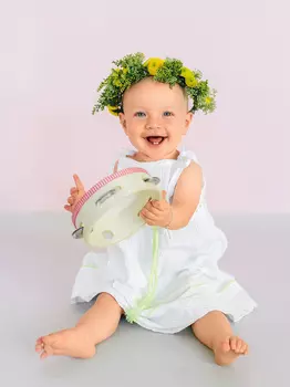 Выкройка: Сарафан для малышки