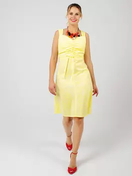 Выкройка: Сарафан на широких бретелях