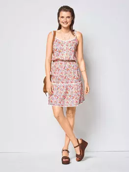 Выкройка: Сарафан на тонких бретельках