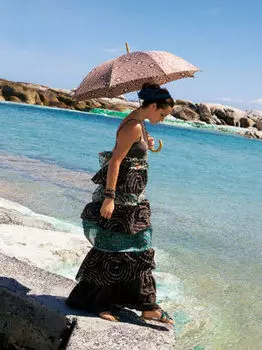 Выкройка: Сарафан с оборками