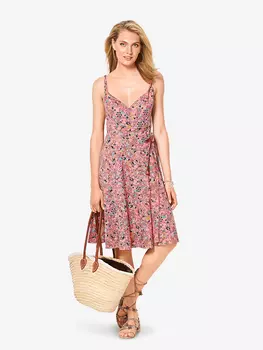 Выкройка: Сарафан с запахом