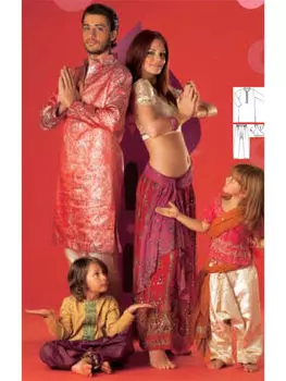 Выкройка: Шальвары