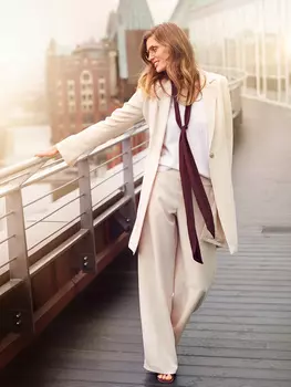 Выкройка: Шелковые брюки в стиле Марлен