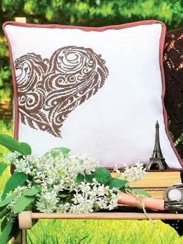 Выкройка: Схема вышивки «Je t’aime»