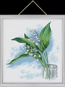 Выкройка: Схема вышивки «Ландыш серебристый»
