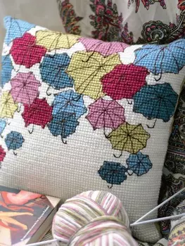 Выкройка: Схема вышивки «Шербурские зонтики»