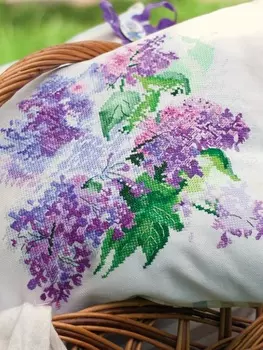 Выкройка: Схема вышивки «Сиреневый блюз»