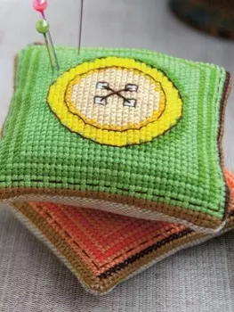 Выкройка: Схема вышивки «Яркие пуговицы»