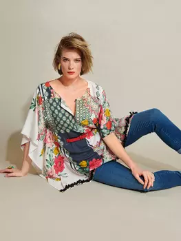 Выкройка: Широкая туника