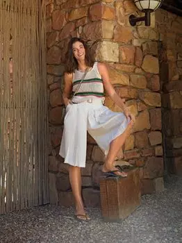 Выкройка: Широкие бермуды со складками