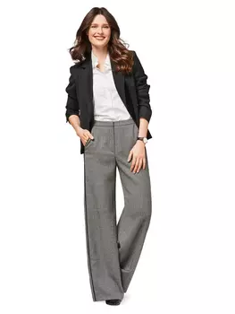 Выкройка: Широкие брюки