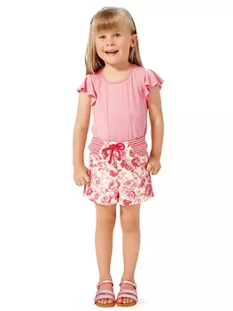 Выкройка: Шорты на кулиске