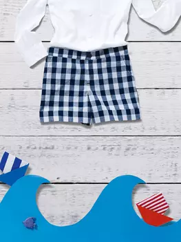 Выкройка: Шорты с отворотами