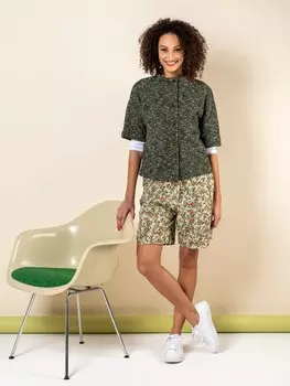 Выкройка: Шорты с застежкой-складкой