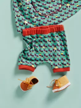 Выкройка: Штанишки с эластичным поясом