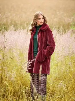 Выкройка: Шуба из искуственного меха