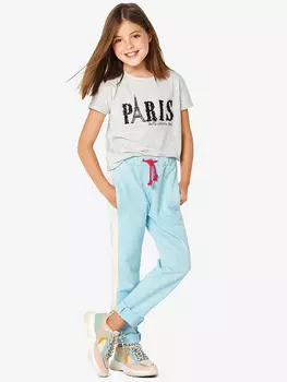 Выкройка: Спортивные брюки для девочки