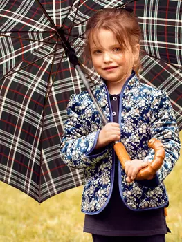 Выкройка: Стеганая куртка для девочки