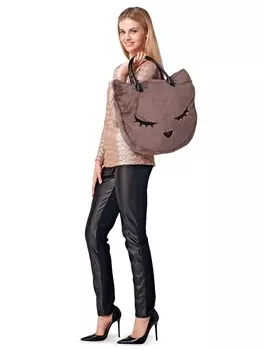 Выкройка: Сумка из плюша