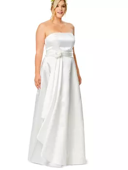 Выкройка: Свадебное платье-бюстье