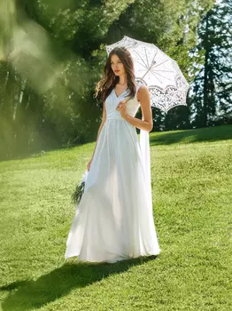 Выкройка: Свадебное платье в греческом стиле