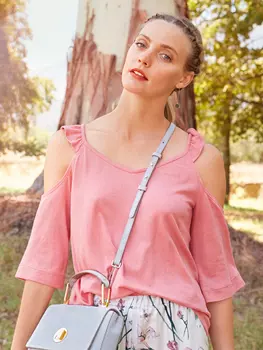 Выкройка: Топ на бретелях-спагетти