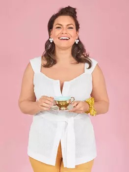 Выкройка: Топ приталенного силуэта