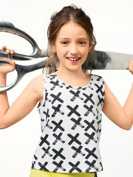 Выкройка: Топ простого кроя